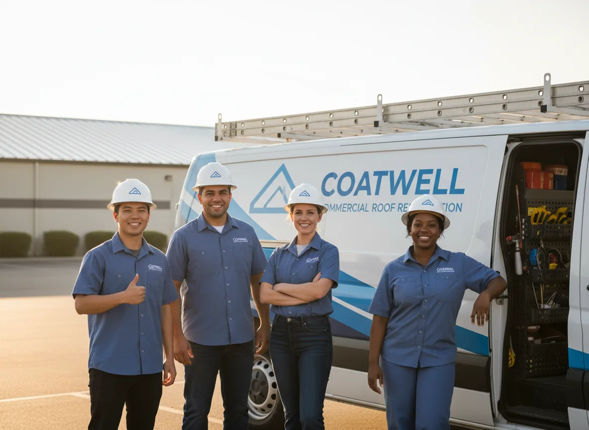 Commercial roof coating company in Fallston, NC
